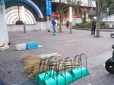 新横浜駅周辺掃除